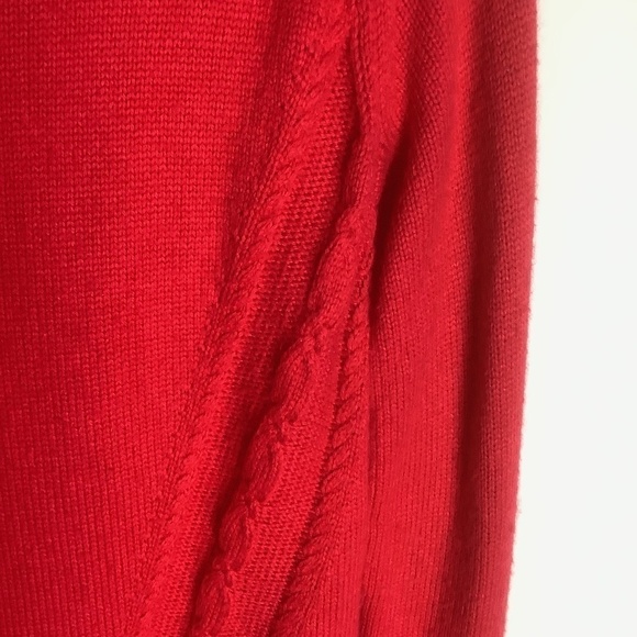 Nanette Leopore Women's 100% 2 Ply Red Cashmere Sweater S‎ - Picture 8 of 14